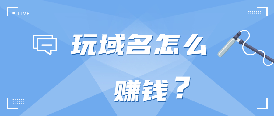 玩域名怎么赚钱