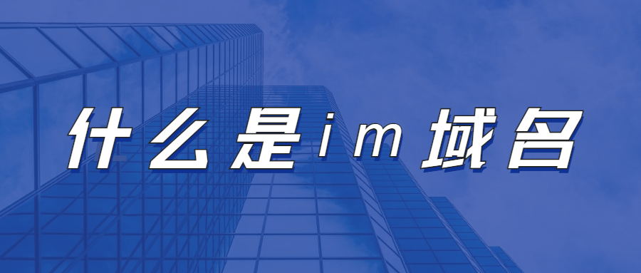 什么是im域名