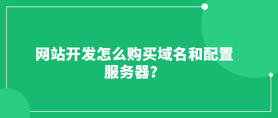 网站开发怎么购买域名和服务器