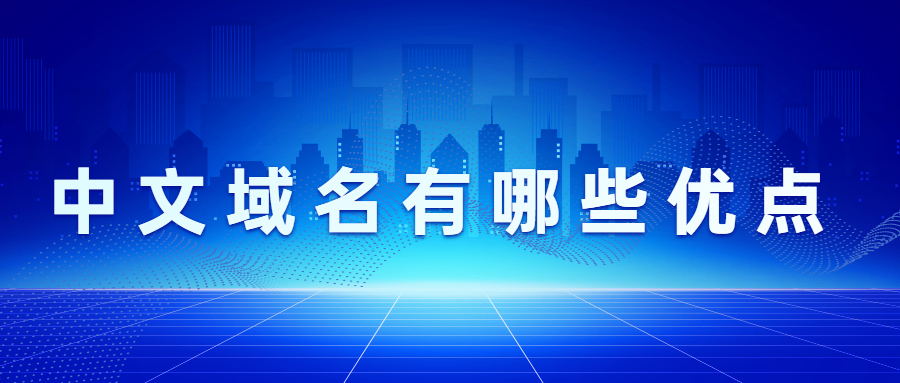 中文域名有哪些优点