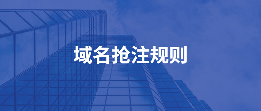 域名抢注规则