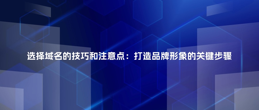 域名选择 域名选择