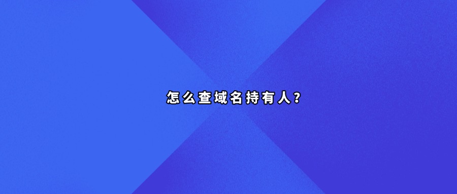 域名持有人查询