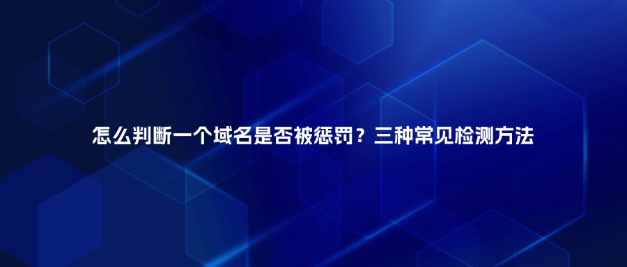 域名检测
