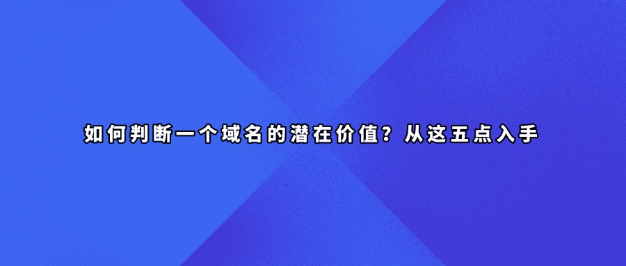 域名价值