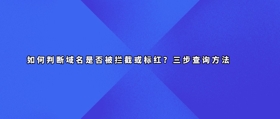 域名拦截查询