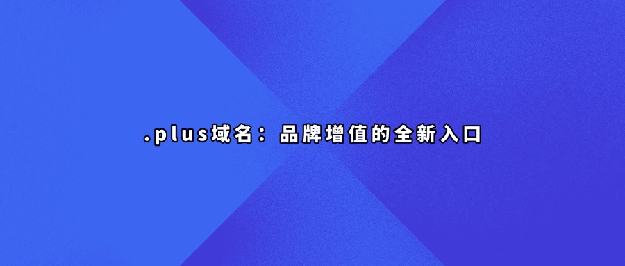 .plus域名