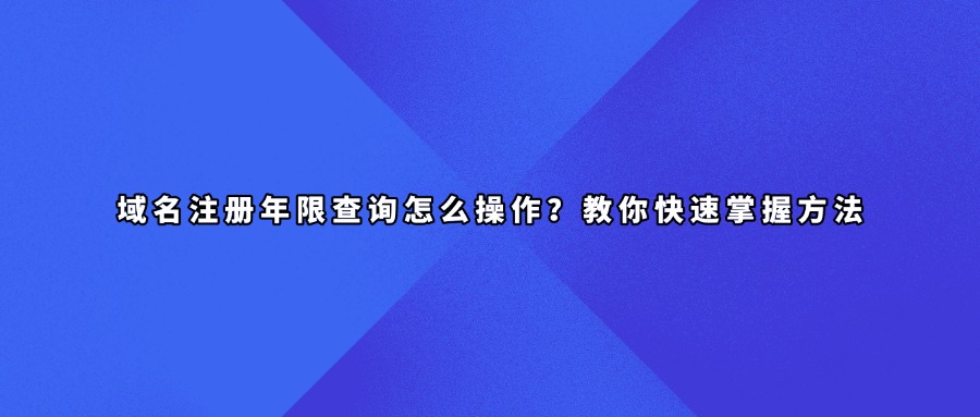 域名信息查询