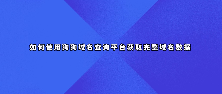 域名信息查询