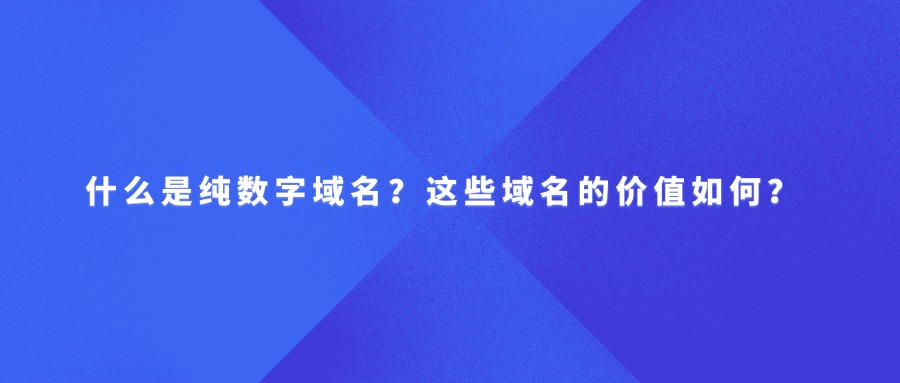 数字域名价值